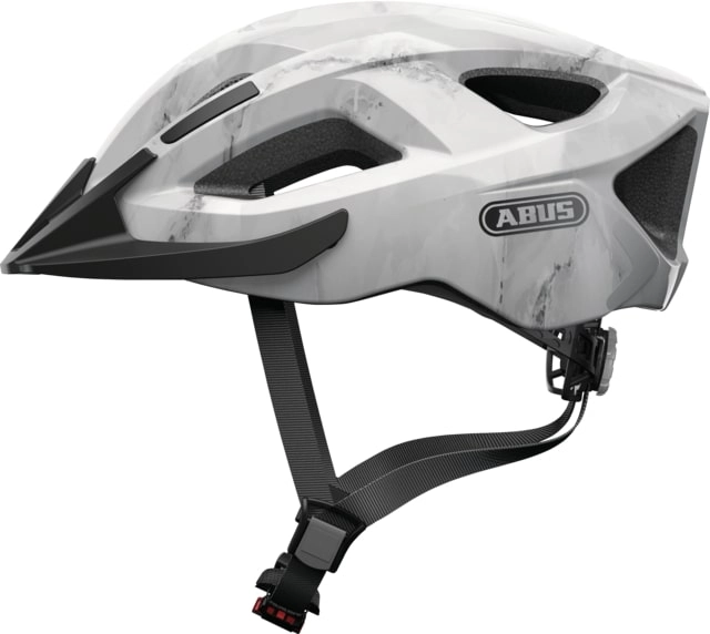 Fahrradhelm Abus mit Licht Aduro 2.0 Weiss L