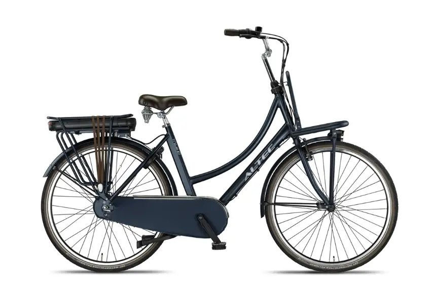 E Bike Damen Mittelmotor 28 Zoll Hollandrad Troja N7 Blau