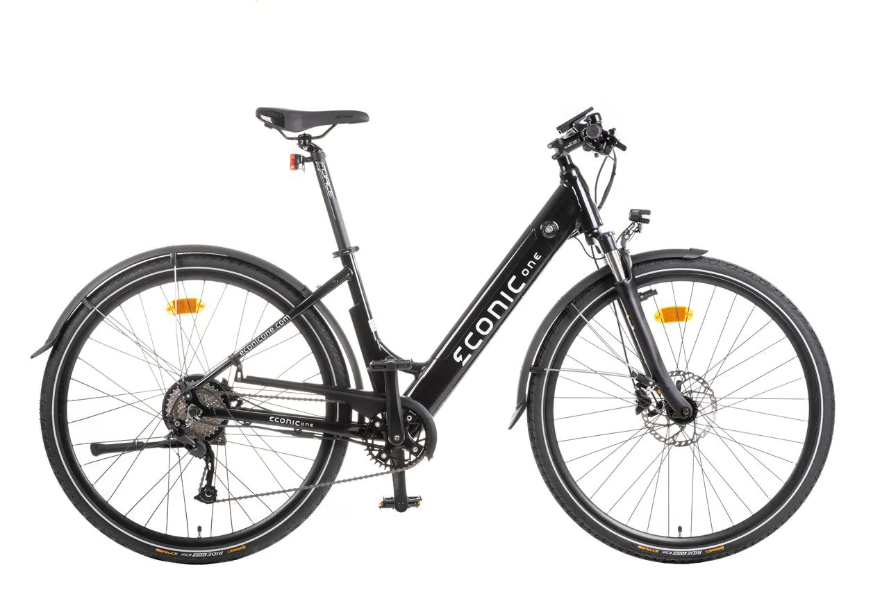 E Bike Trekking Damen Econic One Comfort L 48cm Schwarz