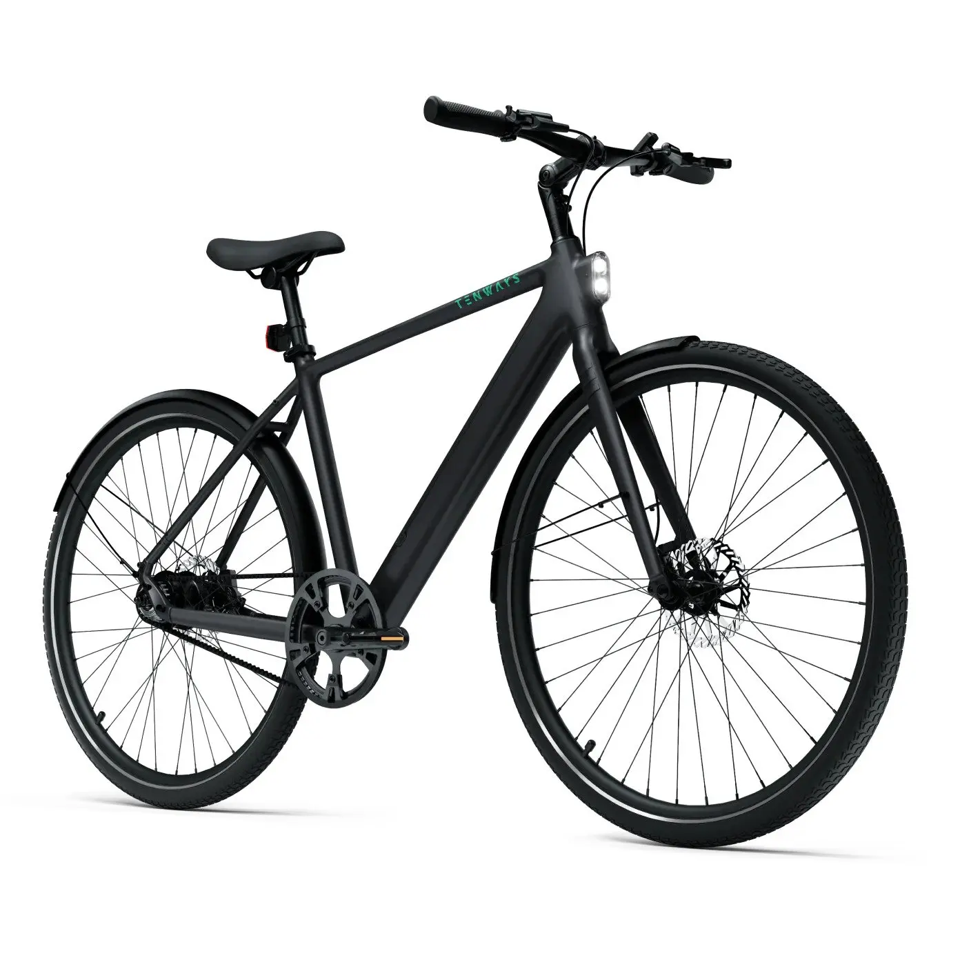 Tenways Urban E Bike Design Leichtes 16kg CGO600 PRO XL Schwarz