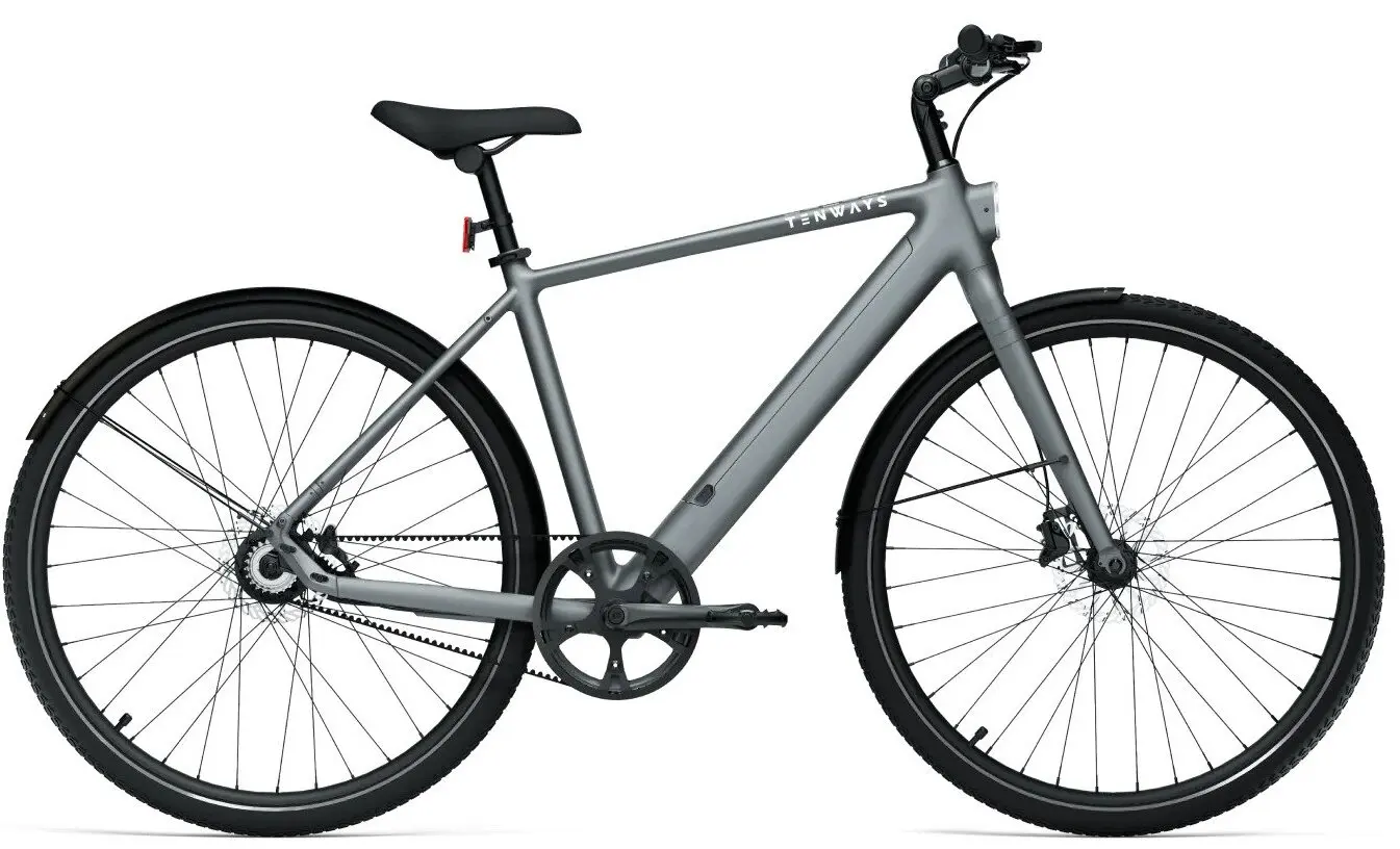 Tenways Urban E Bike Design Leichtes 16kg CGO600 PRO XL Grau